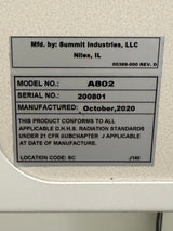 2020 - Used Summit X-ray System w/ Rayence DR panel (M-207)