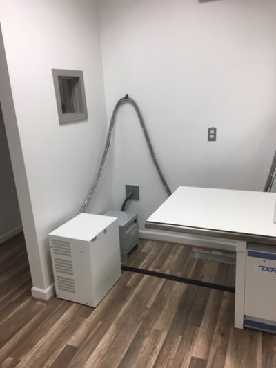 TXR GP-5 System, includes Four Way Float Top Table, Rotate Tubestand, Wall Stand and 40 kW High Frequency Generator