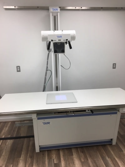 TXR GP-5 System, includes Four Way Float Top Table, Rotate Tubestand, Wall Stand and 40 kW High Frequency Generator