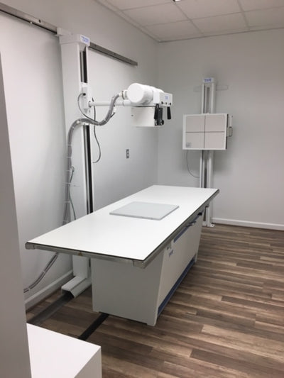 TXR GP-5 System, includes Four Way Float Top Table, Rotate Tubestand, Wall Stand and 40 kW High Frequency Generator