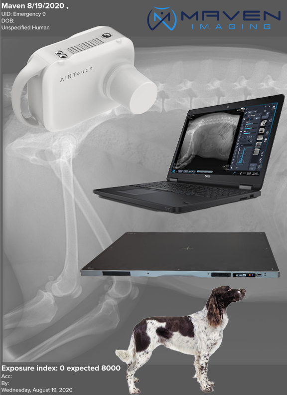 Maven Handheld and Patient Image DR panel package