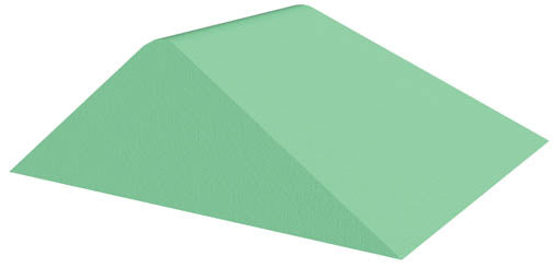 Coated 26° Knee Wedge Support Sponge (Stealth)