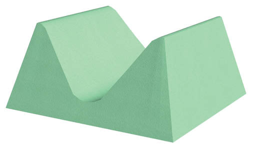 Coated AP/PA Adult Head Holder Sponge (Stealth)