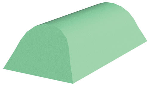 Coated Cervical Head Rest Sponge (Stealth)