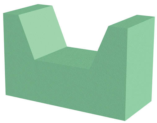 Coated Child Myelogram Block Sponge (Non-Stealth)