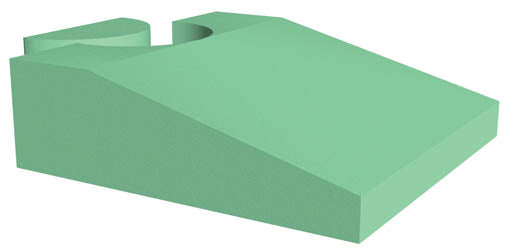 Coated Endo-Ultrasound Wedge Sponge (Non-Stealth)