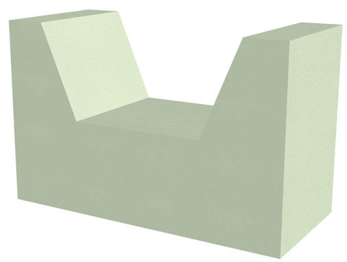 Non-Coated Adult Myelogram Block Sponge (Non-Stealth)
