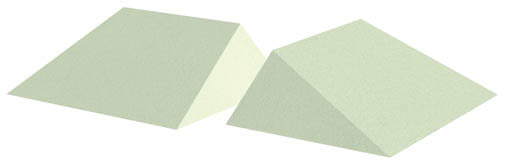 Non-Coated 16° Wedge Sponge Set (Stealth)
