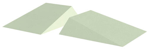 Non-Coated 15° Wedge Sponge Set (Stealth)