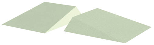 Non-Coated 12° Wedge Sponge Set (Stealth)