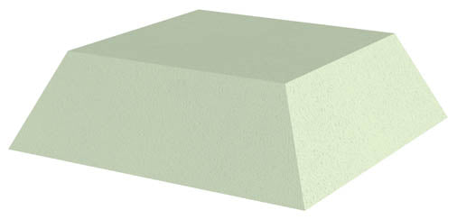 Non-Coated Square Sponge (Stealth)