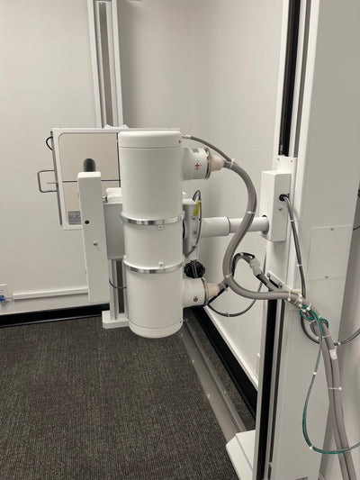 2023 Used Americomp Chiropractic X-ray System with Tilting Wallstand w/ DR panel (M-236)