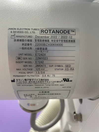 2022 - Used Radmedix SDR Straight w/ DR Panel - 40KW Single Phase (M-205)