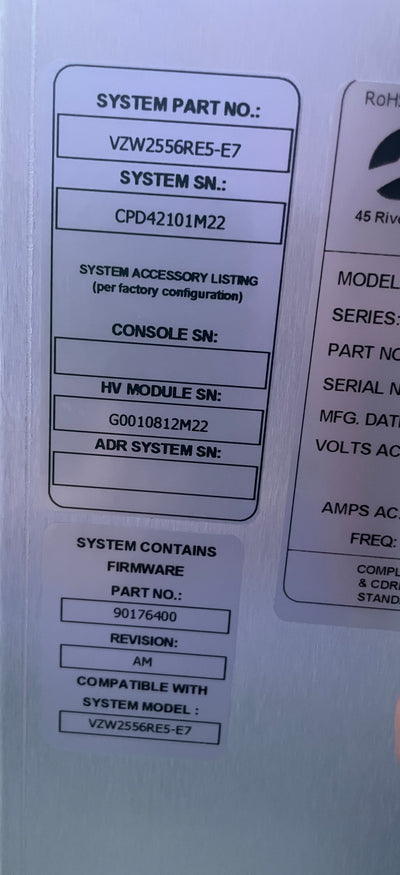 2022 - Used Radmedix SDR Straight w/ DR Panel - 40KW Single Phase (M-205)