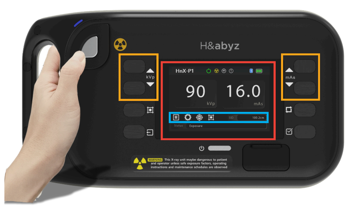 H&abyz HnX-P1OPIX Handheld Radiography System – MavenImaging