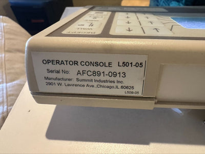 Used 2013 Summit Chiropractic X-ray System w/ 30KW generator (M-234)