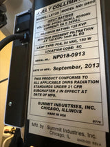 Used 2013 Summit Chiropractic X-ray System w/ 30KW generator (M-234)