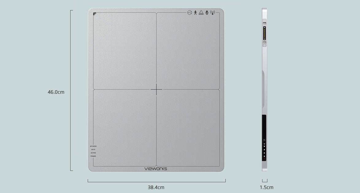 VIVIX 14 x 17N Wireless Cesium Digital X-ray / DR Panel – MavenImaging