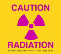 Caution Radiation" X-Ray Room Sign