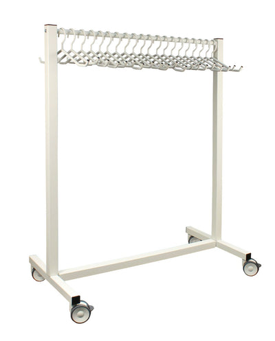 20 Hanger Mobile Apron Rack