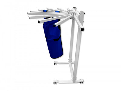 Mobile Swing-Arm Apron Racks