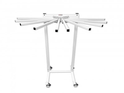 Mobile Swing-Arm Apron Racks