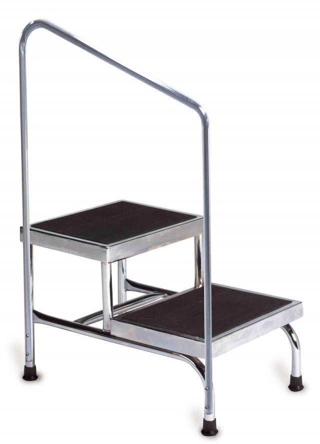 Dual Platform Bariatric Step Stool with Handrail – MavenImaging