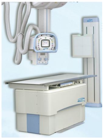 TXR X-ray System CTM - Elevating Table and Tilting Wall Stand with Auto-Positioning