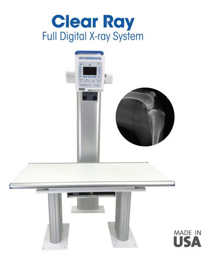 ClearRay Analog or Digital X-ray Vet System for Veterinary X-ray