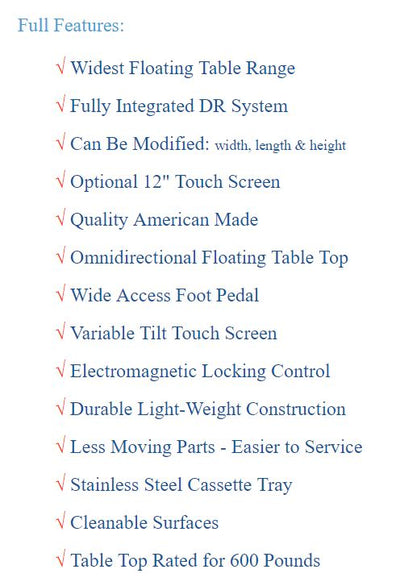 MasterRad Digital X-ray System / Flat Panel for Veterinary