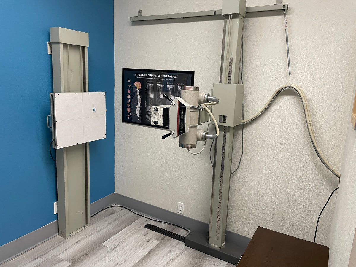Used Chiropractic Xray Room w/ DR Panel MavenImaging